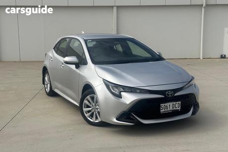 Silver 2024 Toyota Corolla Hatchback Ascent Sport