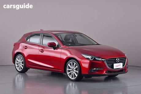 Red 2018 Mazda 3 Hatchback Sp25 Gt