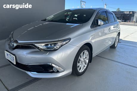 Silver 2018 Toyota Corolla Hatchback Hybrid