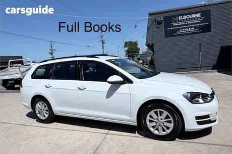 White 2015 Volkswagen Golf Wagon 90 Tsi Comfortline