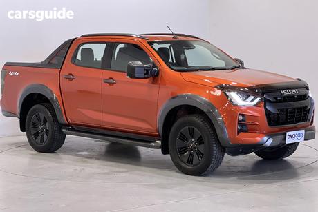 Orange 2020 Isuzu D-MAX Crew Cab Utility X-Terrain (4X4)