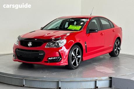Red 2016 Holden Commodore Sedan Ss Black Pack