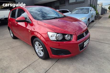 Burgundy 2012 Holden Barina Hatchback Cd