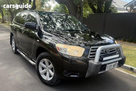 Black 2010 Toyota Kluger Wagon Kx-R (Fwd) 7 Seat