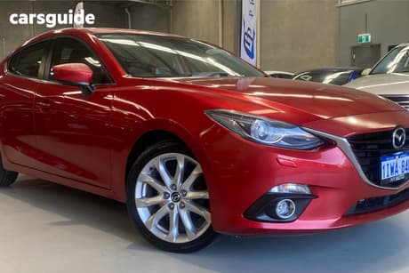 Red 2014 Mazda 3 Sedan Sp25 Gt