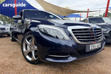 Blue 2014 Mercedes-Benz S500 Sedan