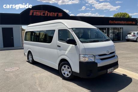 White 2018 Toyota HiAce Bus Commuter