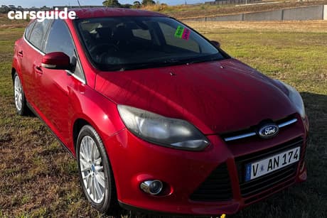 Red 2011 Ford Focus Hatchback Sport