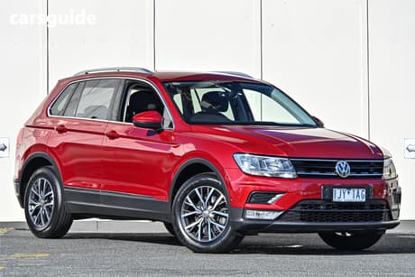 Red 2016 Volkswagen Tiguan Wagon 110 Tsi Comfortline