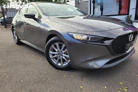 Grey 2024 Mazda 3 Hatchback G20 Pure