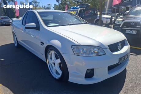 White 2011 Holden UTE Ute Tray OMEGA R