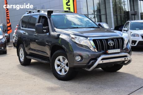 Grey 2016 Toyota Landcruiser Prado Wagon Gxl (4X4)