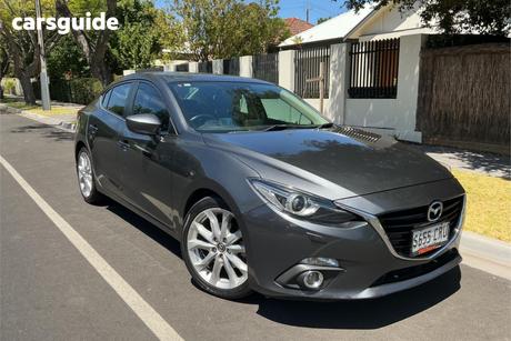 Grey 2014 Mazda 3 Sedan Sp25 Gt