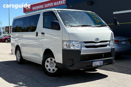 White 2017 Toyota HiAce Van Lwb