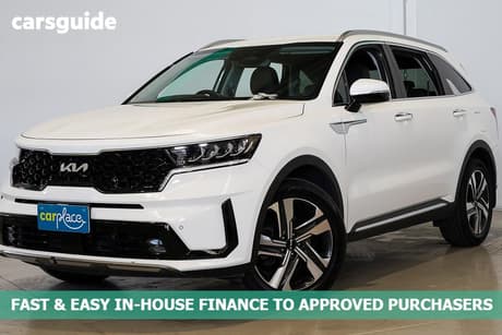 White 2023 Kia Sorento Wagon Sport+ 7 Seat