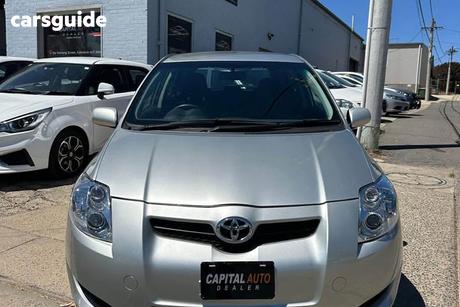 Silver 2008 Toyota Corolla Hatchback Ascent