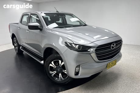Silver 2022 Mazda BT-50 Dual Cab Chassis Xtr (4X4)