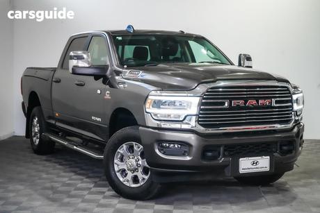 Grey 2023 RAM 2500 Crew Cab Utility Laramie (4X4) With Rambox