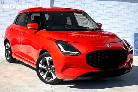 Orange 2025 Suzuki Swift Hatchback Hybrid Plus