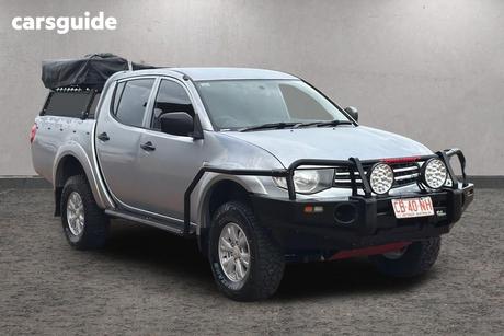 Silver 2014 Mitsubishi Triton Double Cab Utility Glx