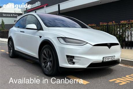 White 2018 Tesla Model X Wagon 100D (100Xb)