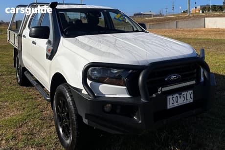 White 2020 Ford Ranger Double Cab Chassis Xl 3.2 (4X4)