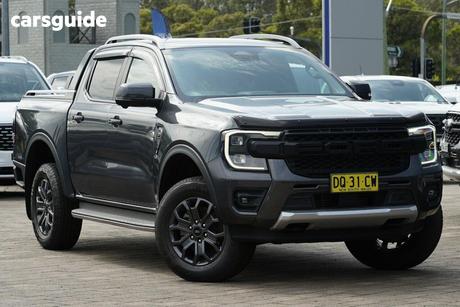 Grey 2023 Ford Ranger Double Cab Pick Up Wildtrak 3.0 (4X4)