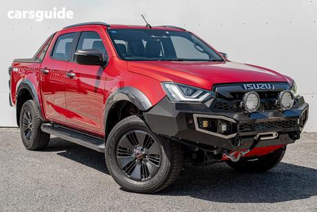 Red 2022 Isuzu D-MAX Crew Cab Utility X-Terrain (4X4)