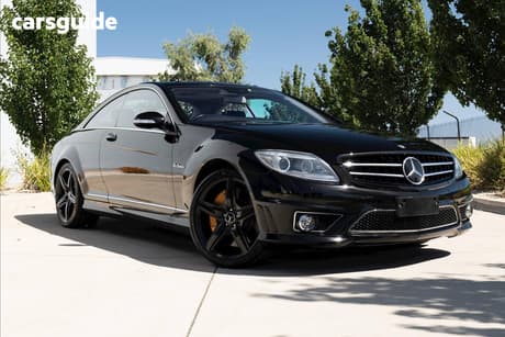 Black 2008 Mercedes-Benz CL63 Coupe Amg
