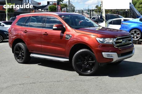 Red 2017 Ford Everest SUV TREND