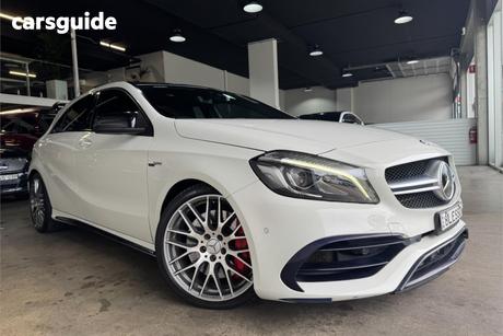 White 2016 Mercedes-Benz A45 Hatchback Amg
