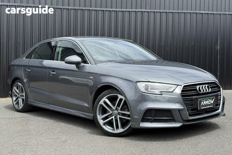 Grey 2019 Audi A3 Sedan 35 Tfsi S Line Plus
