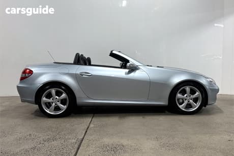 Silver 2005 Mercedes-Benz SLK350 Convertible