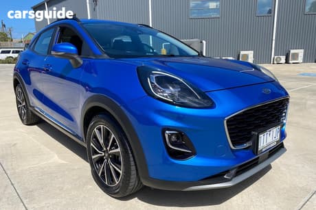 Blue 2020 Ford Puma Hatchback