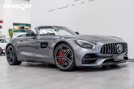 Grey 2017 Mercedes-Benz AMG GT Roadster C