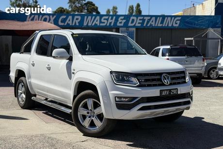 White 2018 Volkswagen Amarok Dual Cab Utility V6 Tdi 550 Core