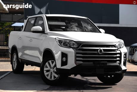White 2025 KGM Ssangyong Musso Crew Cab Pickup Elx