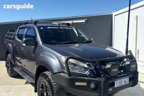 Grey 2017 Isuzu D-MAX Crew Cab Utility Ls-M Hi-Ride (4X4)