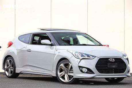 Silver 2012 Hyundai Veloster Coupe Sr Turbo