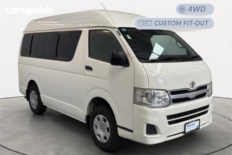 White 2013 Toyota HiAce Commercial DX 4WD