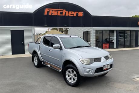 Silver 2014 Mitsubishi Triton Double Cab Utility Glx-R (4X4)