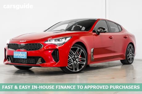 Red 2021 Kia Stinger Sedan Gt (Black Leather)