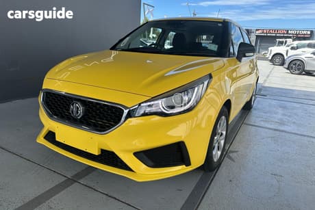 Yellow 2023 MG MG3 Hatchback Core