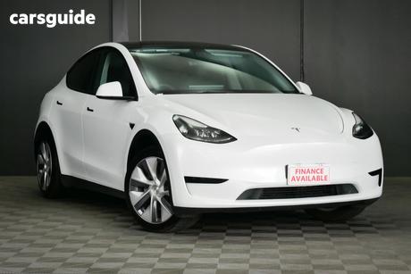 White 2023 Tesla Model Y Wagon Rear-Wheel Drive