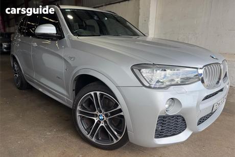Silver 2016 BMW X3 Wagon Xdrive 28I
