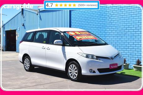 White 2014 Toyota Tarago Wagon Gli