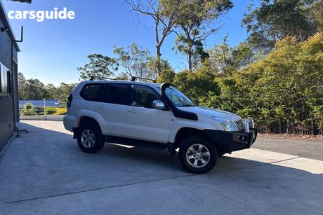 White 2008 Toyota Landcruiser Prado Wagon Gxl (4X4)
