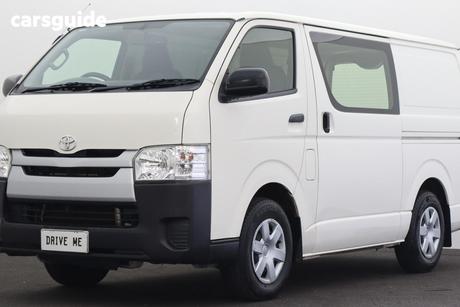 White 2018 Toyota HiAce Van Lwb