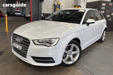 White 2014 Audi A3 Hatch SPORTBACK 1.4 TFSI ATTRACTION