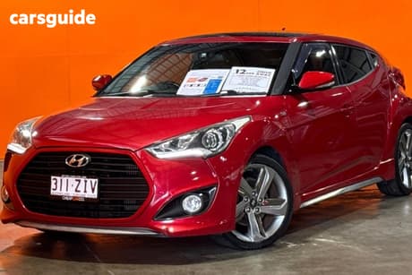 Red 2013 Hyundai Veloster Coupe Sr Turbo